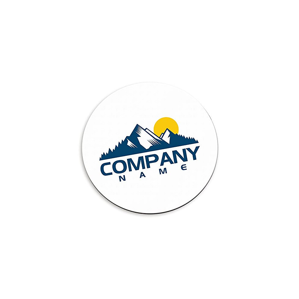 Personalised Custom Mouse Mat Pad Circle Company Business Logo Any Photo 5057698638522
