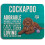 The Original Metal Sign Mouse Mat - Dog Characteristics: Cockapoo, Brown 1
