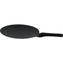 Sterling Ventures Diecast Aluminium Non Stick Tawa Flat Crepe Pan (Black) (3102)