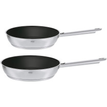 R?sle Elegance Frying Pans Set of 2 Universal Pans with Robust Non-Stick Coating ProCera 20 cm and 28 cm Stainless Steel 18/10 Suitable for Induction