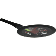Sterling Ventures Non Stick Tawa Diecast Crepe Pan Dosa Chapati Roti Pan Flat Stay Cool Handle 30cm