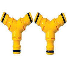 2 X Hozelock 2293 Hose Y Connector