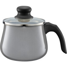 WMF Fusiontec Mineral Milk Pan without Lid 12 cm, Induction Cooking Pot, High-Tech Ceramic, Oven-Safe, Scratch-Resistant, Grey