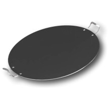 Casa D'Or Mega Tawa 51cm Large Tawa Tava with Double Handles Heavy Duty Crepe Roti Dosa Chapati Tawa Frying Paratha Naan Flatbread Tava Tawa Pan
