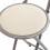 Oypla Oypla White Padded Folding High Chair Breakfast Kitchen Bar Stool Seat 3