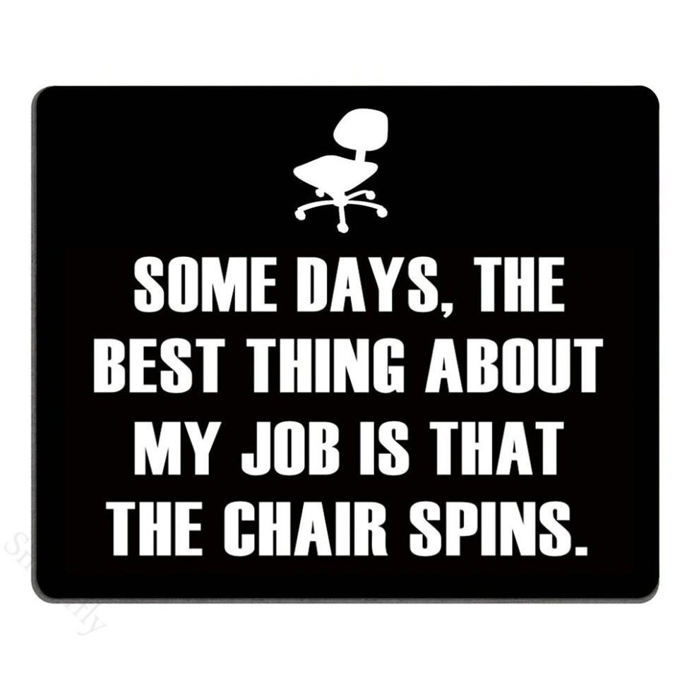 Jimowang Funny Quotes Gaming Mouse Pad Smooth Surface Mousepad Rubber Mouse Pads 9.5 X 7.9 Inch 6911564951704