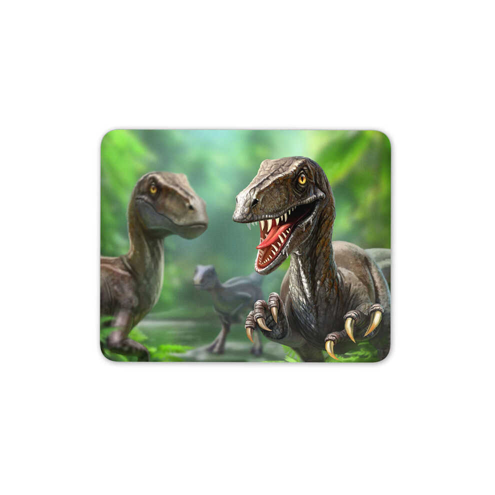 Destination Vinyl Ltd Velociraptor Mouse Mat Pad - Dinosaur Raptor Kids Boys Computer #15756 7625820713096