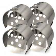 Rats & Mice Prevention for Drains, Stainless Steel Drain Rat Flap, Non-Return Valve, Rat Blocker for Sewers, fits drains (95-110mm, 4 inch)(Multipack