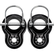 Attelage pour vélo (lot de 2), compatible avec les remorques à vélo Schwinn Instep, attelage plat, conçu pour les porte-vélos.