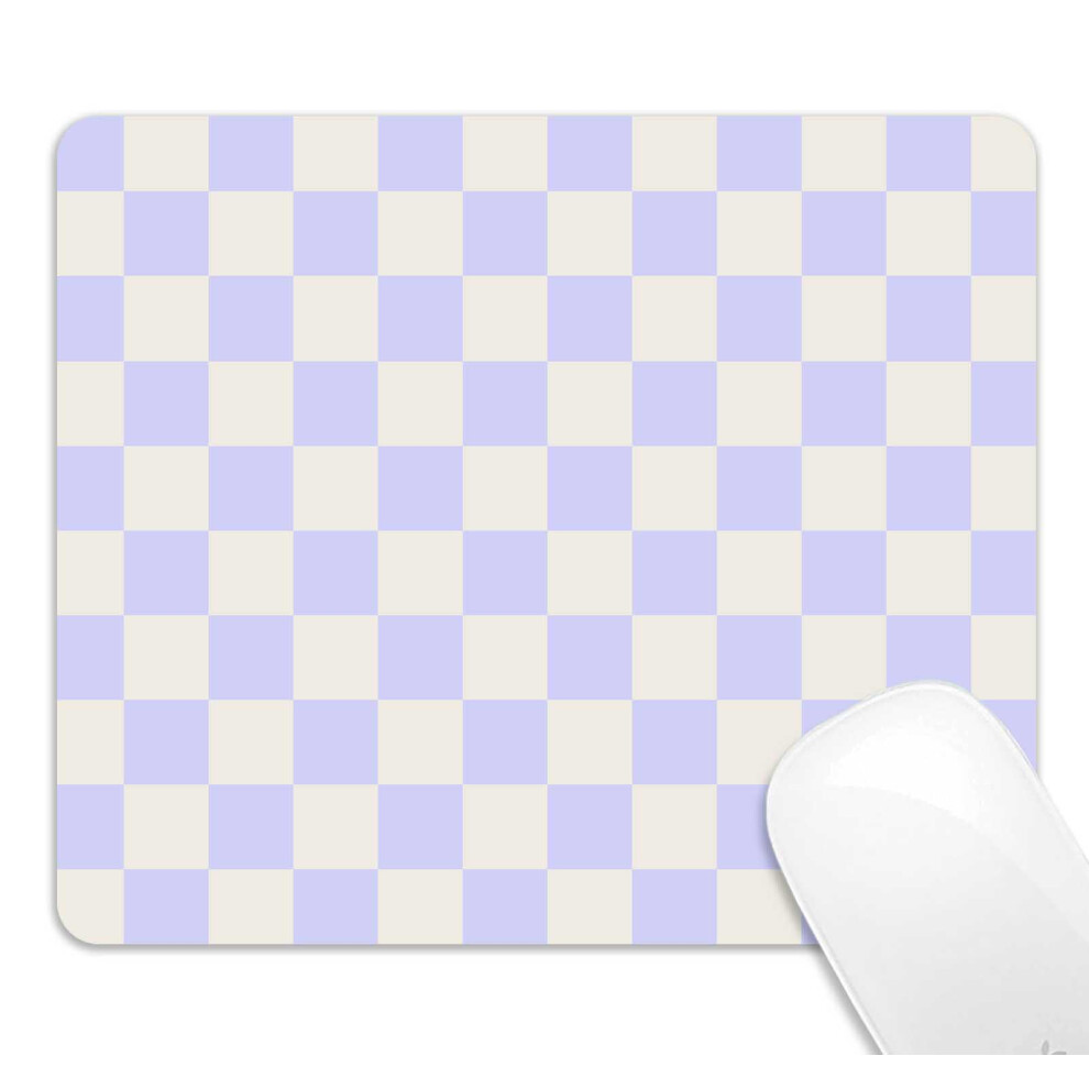 Jimowang Pastel Checkered Mgaming Mouse Pad Smooth Surface Mousepad Rubber Mouse Pads 9.5 X 7.9 Inch Purple 6911564952596