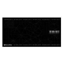 GravaStar Large Gaming Mouse Pad with Non-Slip Rubber Base,Stitched Edge,Desk mat for Laptop,Computer & PC, Wristing Pad for Gamer,Office & Home-Black