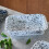 Speckled Enamel Roasting Dish, 37cm, White with Black Splatter Pattern 1