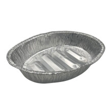 C&S Homestore Extra Large Oval Aluminium Foil Roasting Tray Disposable Cooking 48.6cm x 33.5cm x 8.5cm