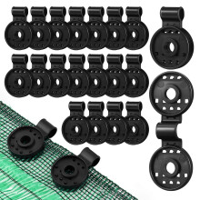 100PCS Heavy Duty Shade Cloth Clips Windproof Secure Grip UV Resistant Fasteners for Greenhouse