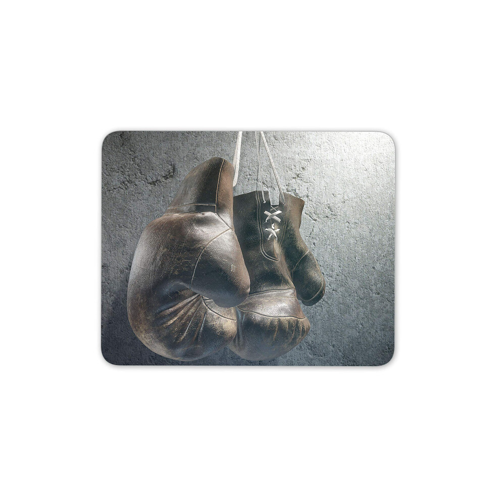 Destination Vinyl Ltd Boxing Gloves Vintage Style Mouse Mat Pad - Fighting Fun Computer #14529 7625842254744