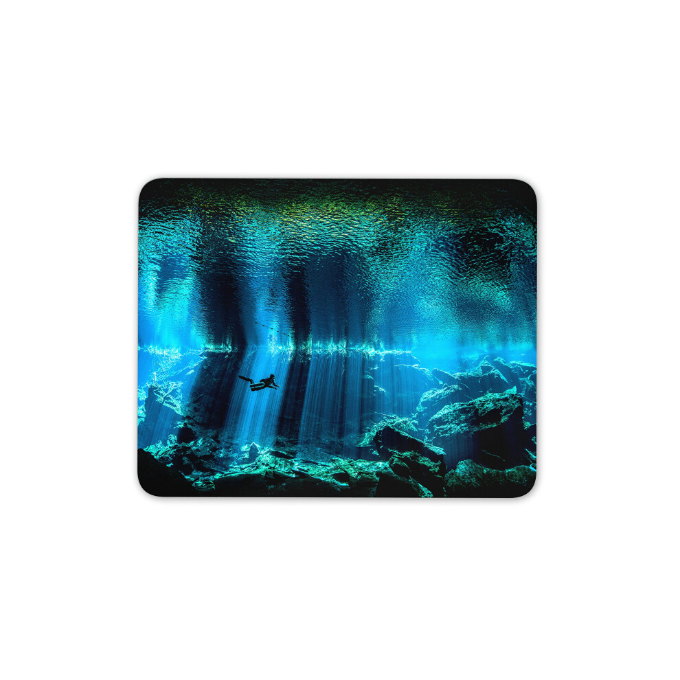 Cave Diving Underwater Mouse Pad Mat - Scuba Dive Gift Computer Pc Gift #8081 7625657586481
