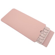 Keyboard Case, Portable Faux Leather Keyboard Sleeve, For Logitech K380 Shock?proof Keyboard Bag, Wear?resistant, Light Weight, Small Size(pink)