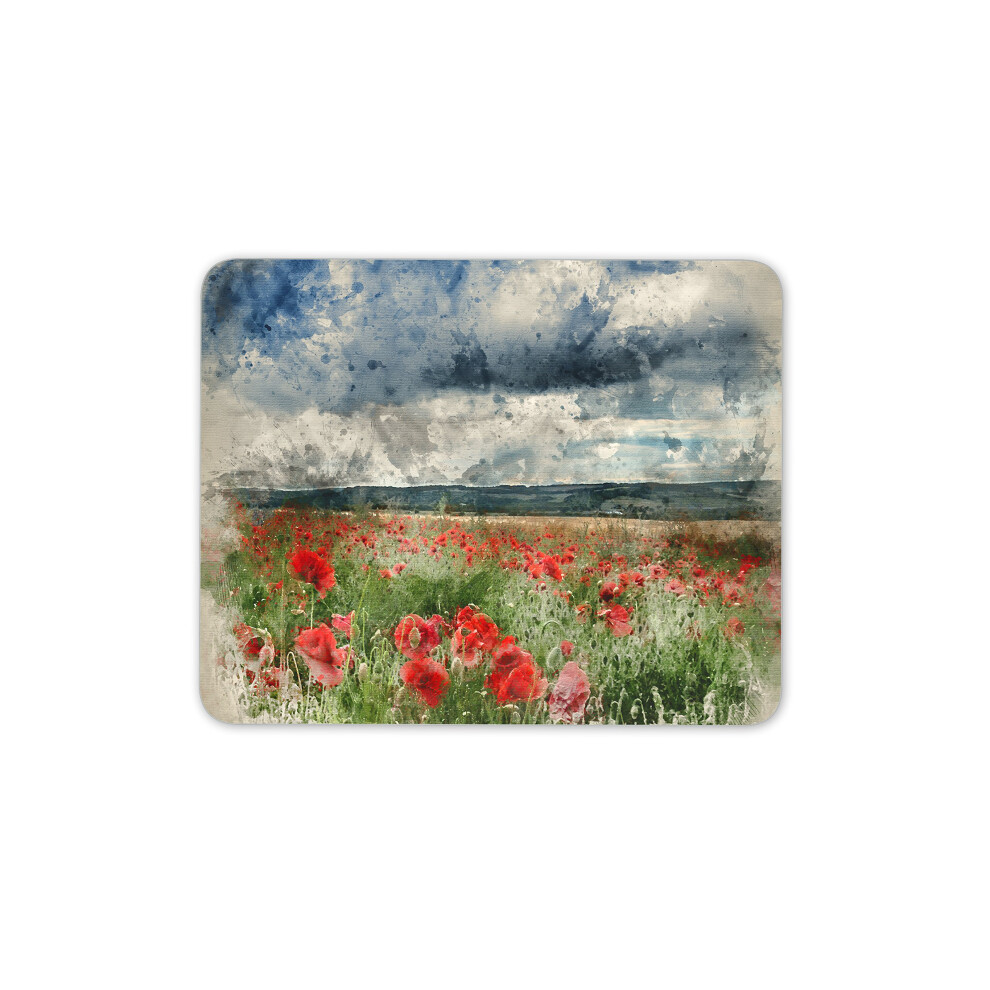 Destination Vinyl Ltd Beautiful Poppy Field Mouse Mat Pad - Britain Landscape Gift Pc Computer #8291 7625892910720