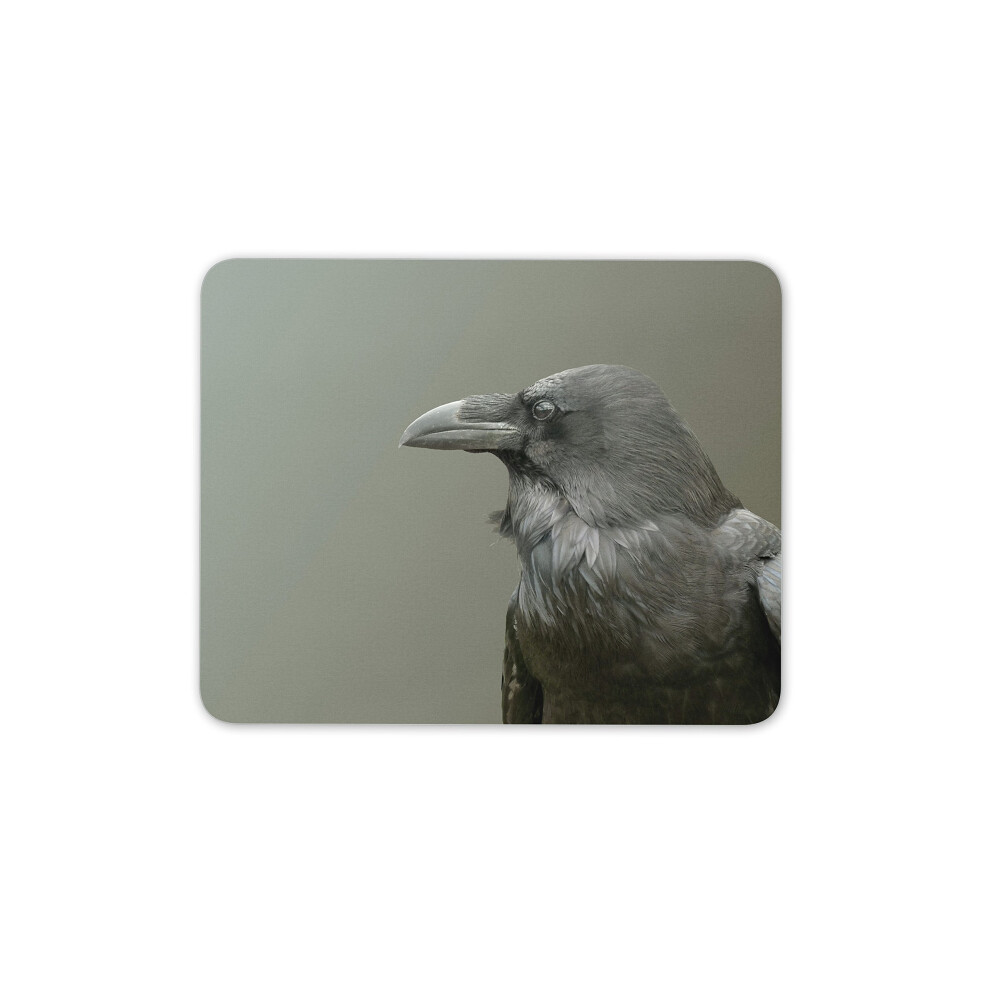 Destination Vinyl Ltd Beautiful Raven Mouse Mat Pad - Crow Bird Gift Pc Computer #8342 Black 7625893301831
