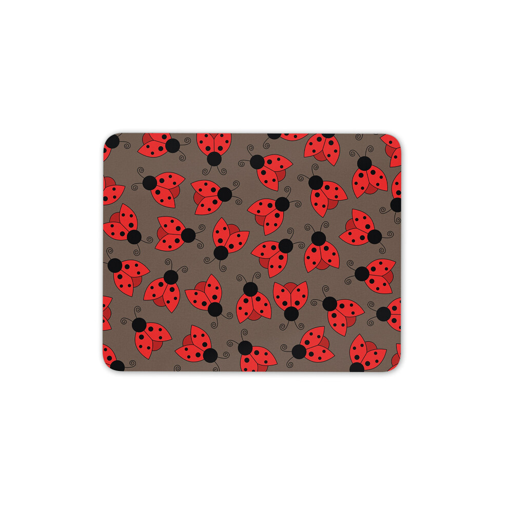 Destination Vinyl Ltd Pretty Ladybird Mouse Mat Pad - Ladybug Insect Girls Pc Computer #8508 7625891499011