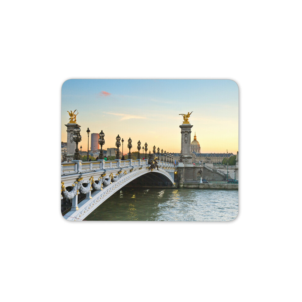 Destination Vinyl Ltd Alexandre Iii Bridge Paris Mouse Mat Pad - Seine France Fun Computer #8912 7625890766565