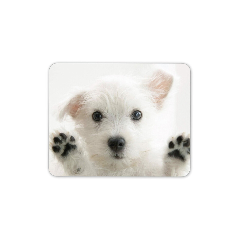 Destination Vinyl Ltd Westie Puppy Mouse Mat Pad - West Highland Terrier Dog Computer #8954 7625884433084