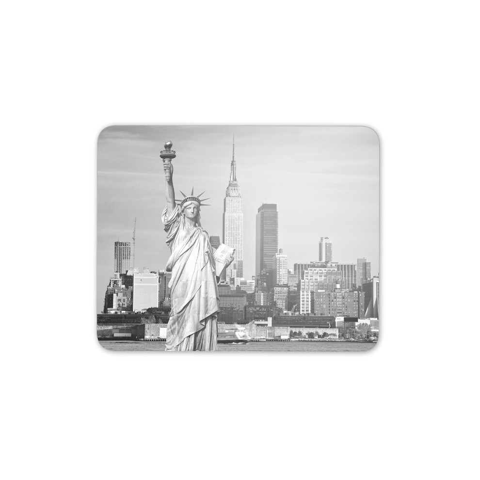 Destination Vinyl Ltd Statue Of Liberty Skyline Mouse Mat Pad - Nyc New York City Gift Computer #13259 7625890764431