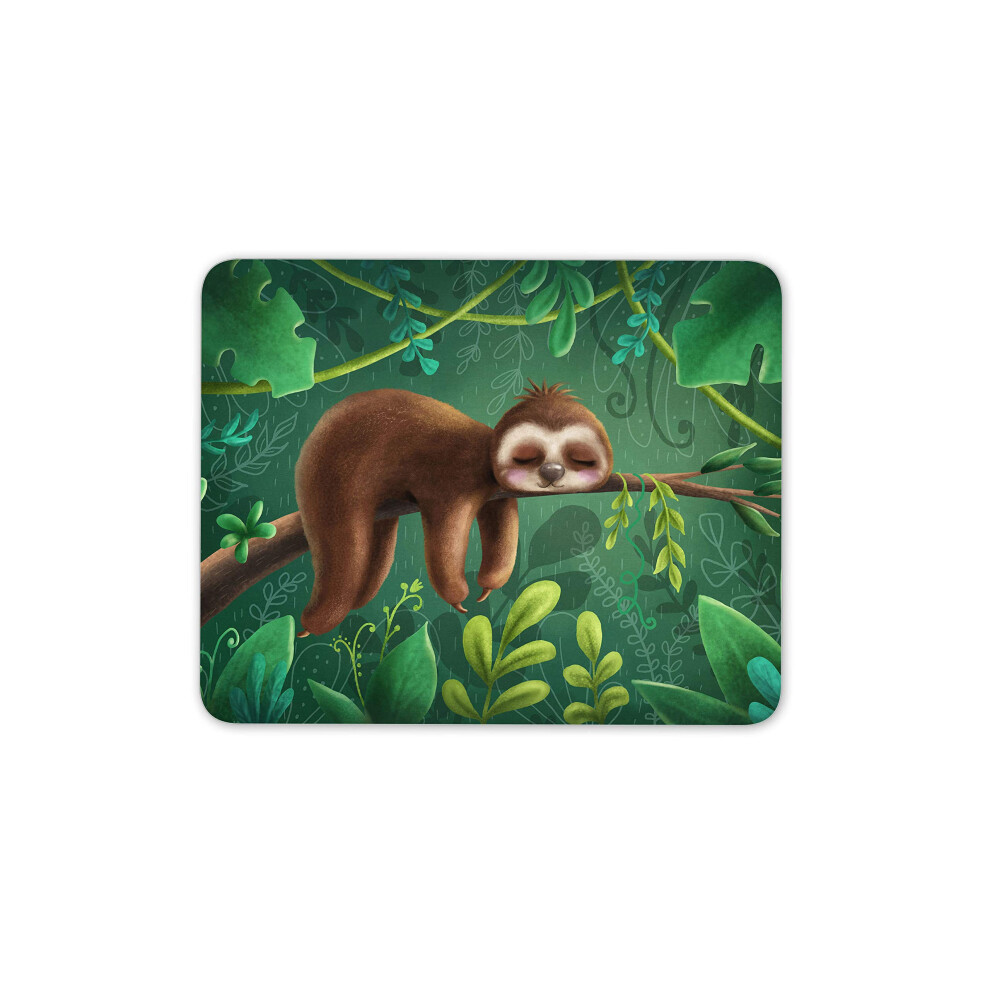 Destination Vinyl Ltd Cartoon Sloth Mouse Mat Pad - Lazy Teenager Son Kids Dad Funny Fun #14832 7625823763166