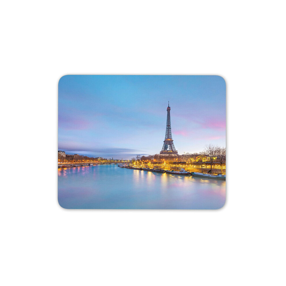 Destination Vinyl Ltd Eiffel Tower Paris Mouse Mat Pad - River Seine France Boats Computer #15266 7625846420183