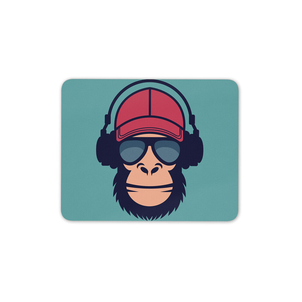 Destination Vinyl Ltd Funky Monkey Music Maker Mouse Mat Pad - Dj Chimp Dance Stereo Fun #14692 7625851352271