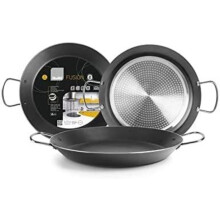 IBILI Fusion Paella Pan, 26 cm, Aluminium, Non-Stick, 2 Servings, Suitable for Induction Hobs