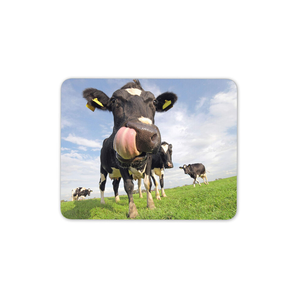 Destination Vinyl Ltd Dairy Cow Mouse Mat Pad - Friesian Cattle Farm Farmer Funny Computer #15595 7625833017808