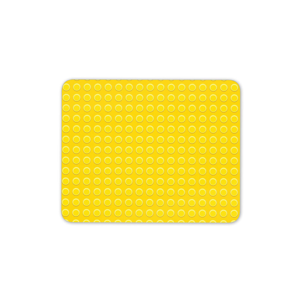 Destination Vinyl Ltd Bricks Building Block Mouse Mat Pad - Fun Kids Computer #15162 Yellow 7625848730785