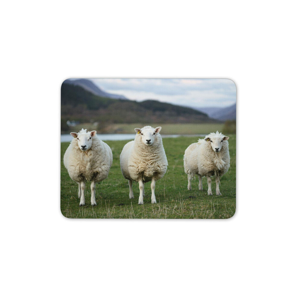 Sheep Flock Mouse Mat Pad - Lamb Animal Farm Farmer Computer #15771 7625837743970