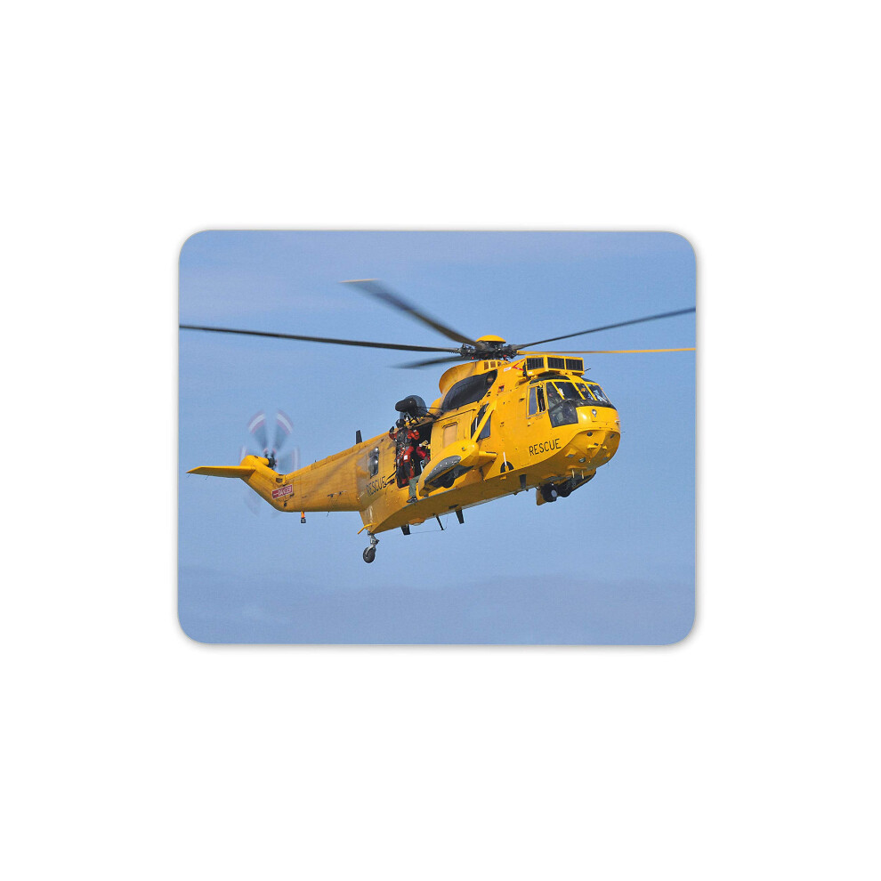 Destination Vinyl Ltd Raf Sea King Rescue Helicopter Mouse Mat Pad - Ocean Medics Computer #15733 7625846316448