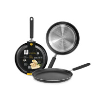 IBILI Fusion Crepe Pan, 26 cm, Aluminium, Non-Stick, Suitable for Induction Hobs