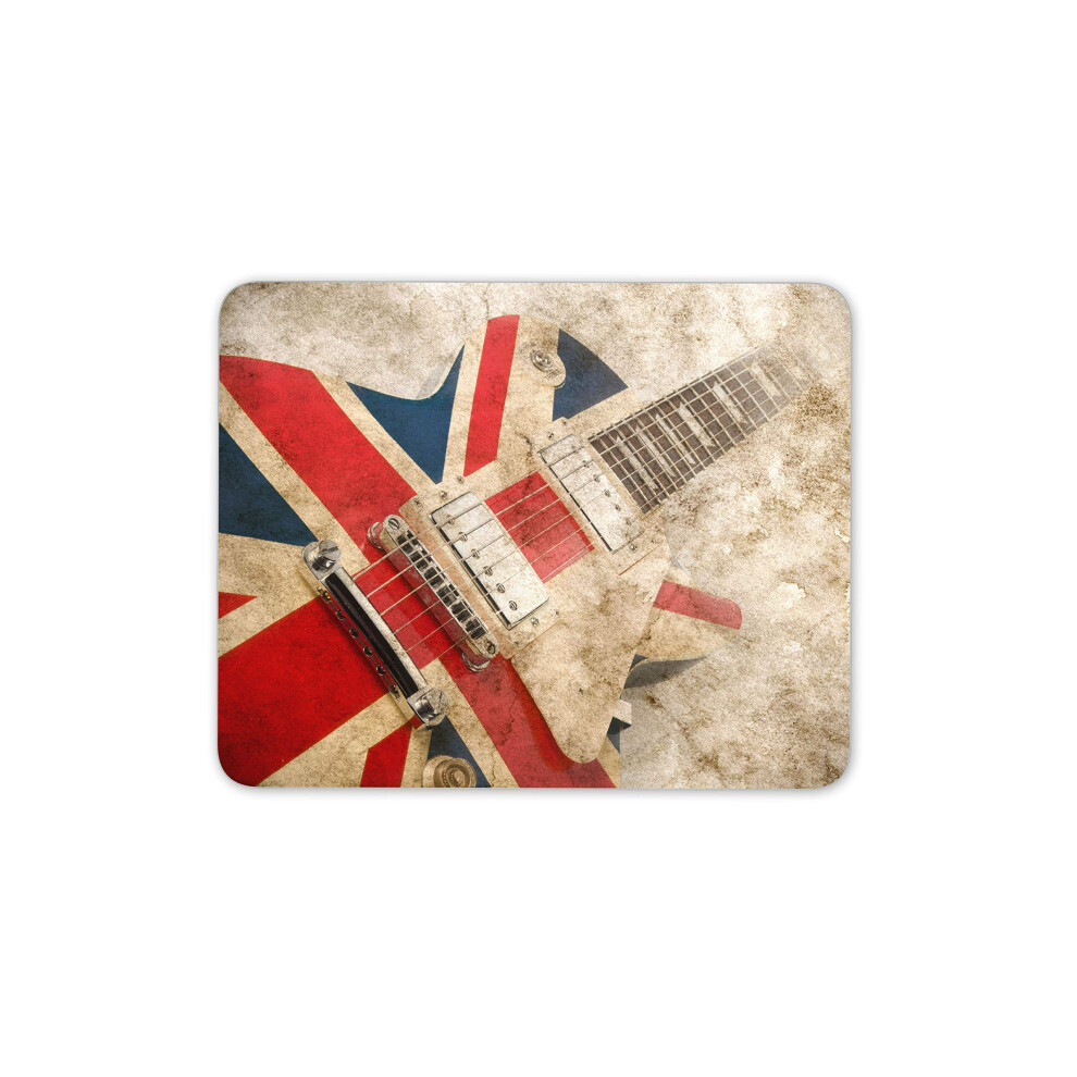 Destination Vinyl Ltd Brit Pop Rock Guitar Mouse Mat Pad - Great British Music Computer #16066 7625833636160