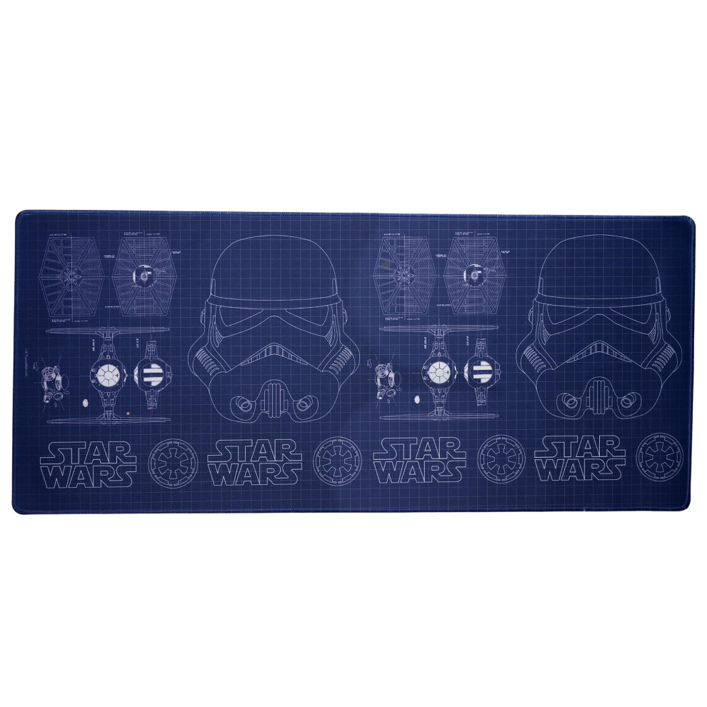 Star Wars Xl Mat - Extra-Large Gaming Pc Desk Mat For Gamers - Smooth Surface, Non-Slip Base, And Vibrant Design For Home Or Office 8412497788637