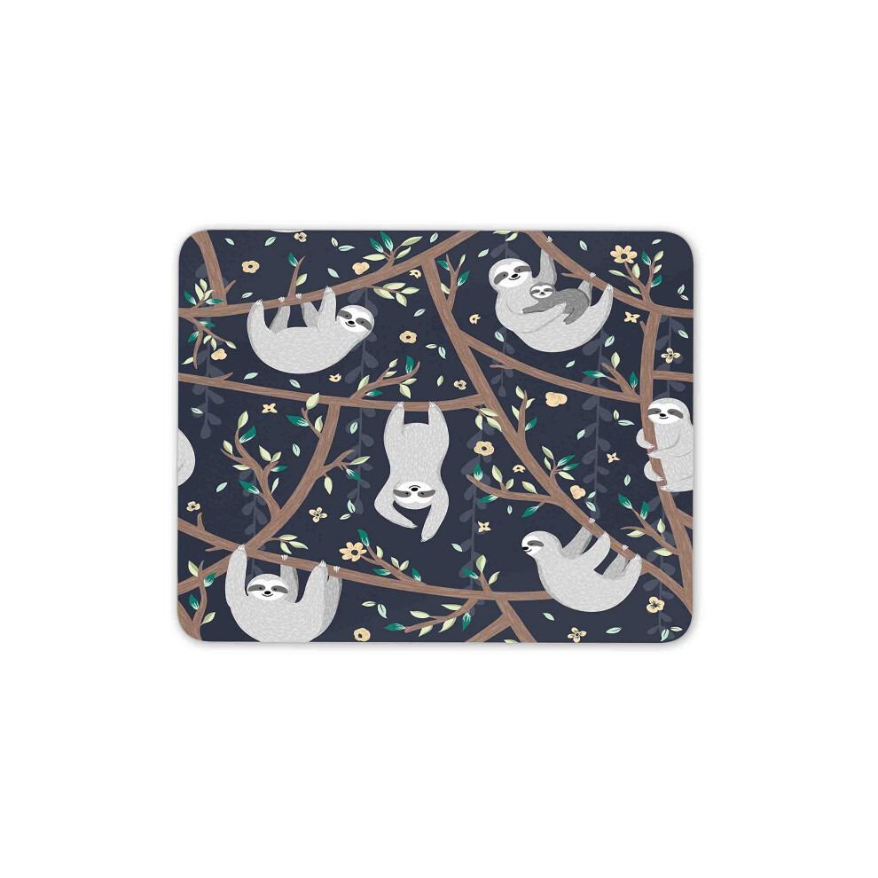 Destination Vinyl Ltd Cute Sloths Mouse Mat Pad - Baby Sloth Mum Lazy Kids Funny Computer #15976 7625825771695