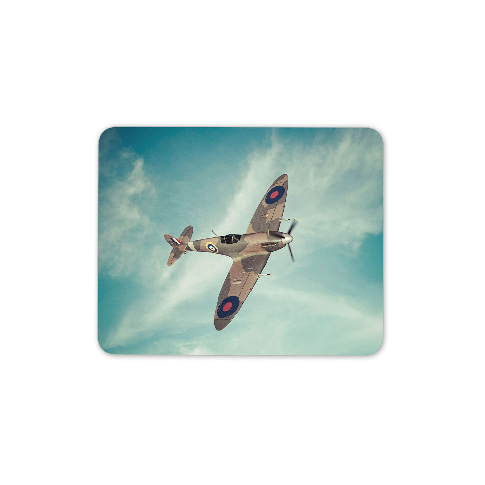 Supermarine Spitfire Raf Mouse Mat Pad - Legends Of The Sky Computer #16310 7625829658824