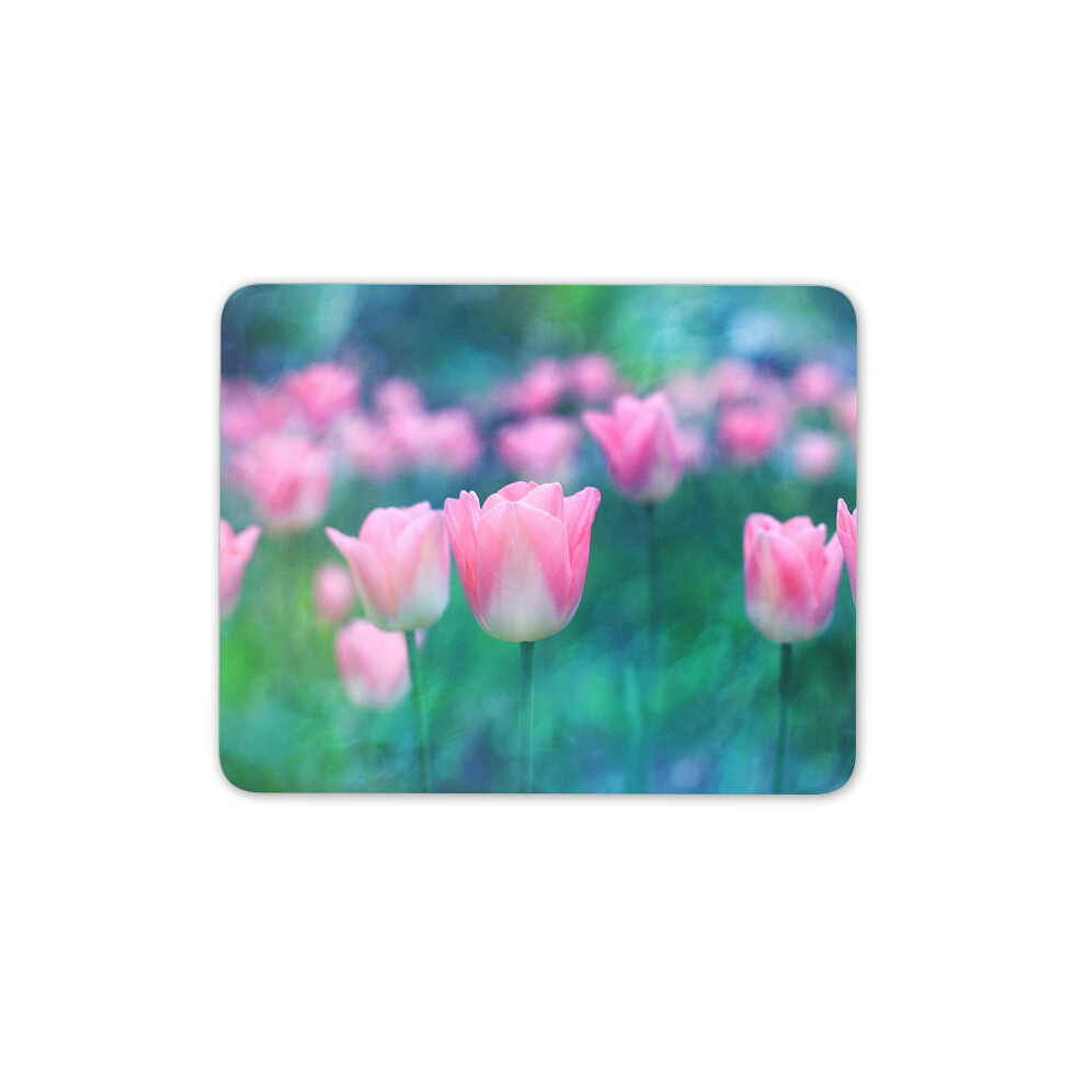 Destination Vinyl Ltd Holland Tulips Field Flowers Mouse Mat Pad - Dutch Beauty Computer #16343 7625844908997