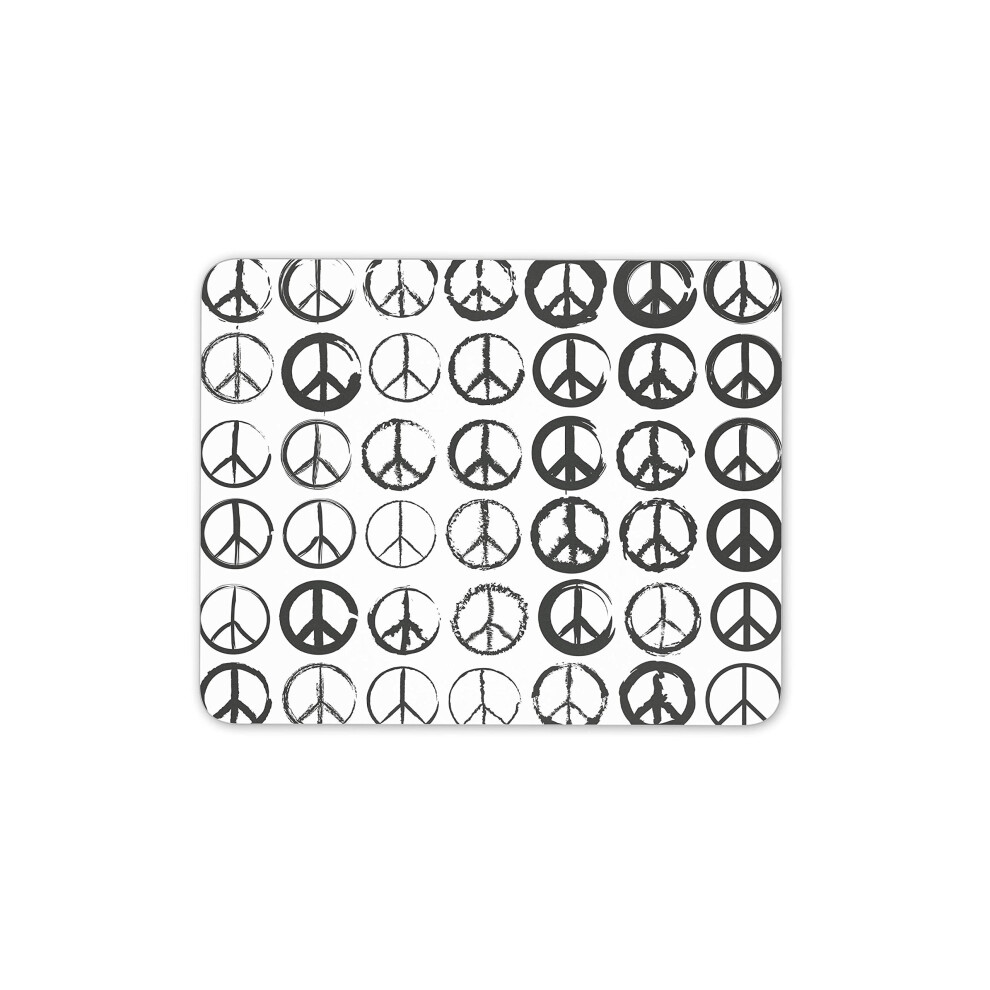Destination Vinyl Ltd Peace Symbol Pattern Mouse Mat Pad - Hippy Surf Teen Computer #16252 7625837987244