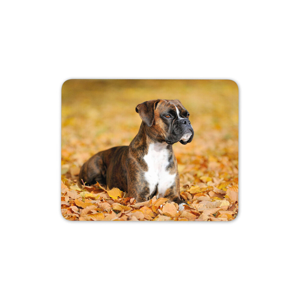 Beautiful Boxer Dog Mouse Mat Pad - Puppy Autumn Pet Animal Computer #16251 7625827576281