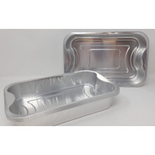 20 x Aluminium Foil Roaster Tray Rectangle Roasting Dish Inset Handles 29x19x5cm