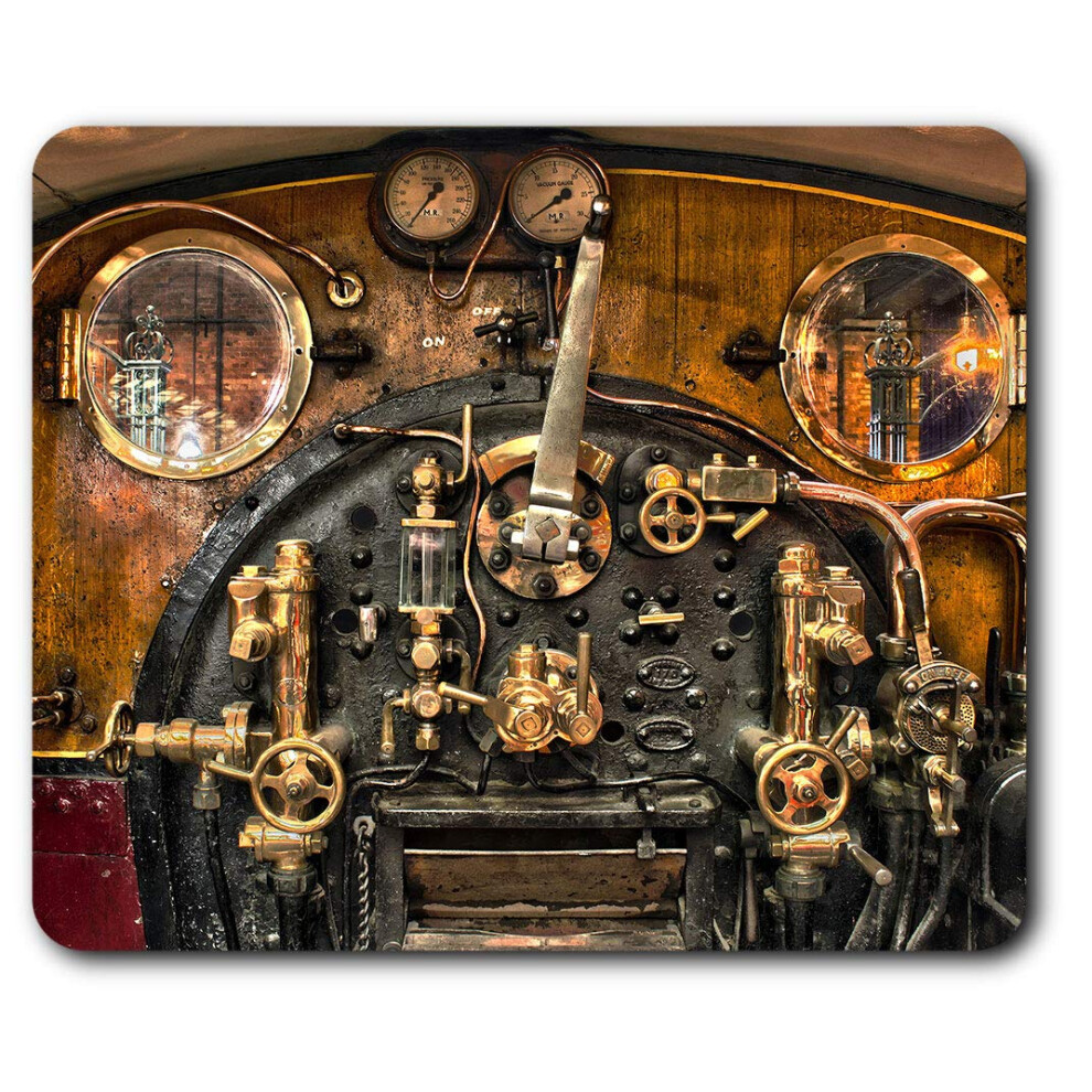 Locomotive Train Footplate Mouse Mat Pad Computer Pc Laptop Gaming Office Home Desk Accessory Gadget 2183 7625998842758