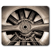 Vintage Airplane Propeller Engine Plane Mouse Mat Pad Computer PC Laptop Gaming Office Home Desk Accessory Gadget 24377