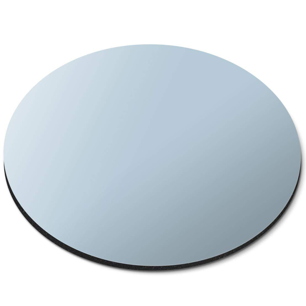 Destination Vinyl Ltd Duck Egg Colour Block - Flexible Round 5Mm Rubber Mouse Mat Pad Office Home Novelty Printed Desk Accessory - 45543 Light/Blue 7626010204806