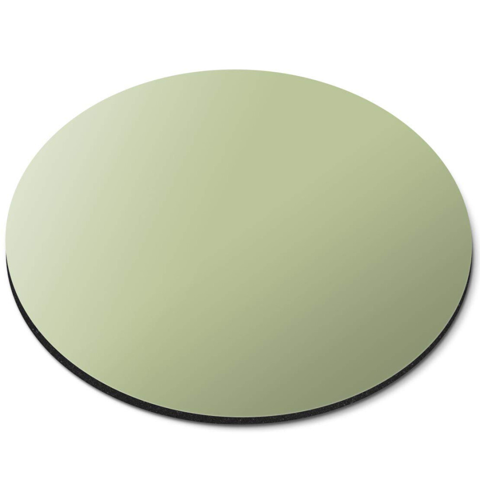 Destination Vinyl Ltd Pastel Colour Block - Flexible Round 5Mm Rubber Mouse Mat Pad Office Home Novelty Printed Desk Accessory - 45998 Green 7626018560201