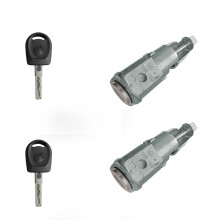 2x Compatibel met Skoda Octavia 2005-2008 1Z0837167C 6Y0898167E Linker portierslotcilinder bestuurderszijde
