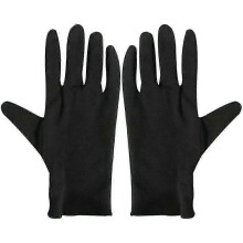 Moisturizing Eczema Cotton Gloves. 12 Pairs Black Cotton Gloves for Dry Hands-Good